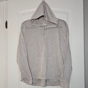 Weatherproof Vintage M sheer lightweight pullover hoodie